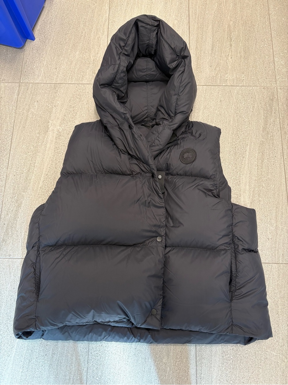 Canada Goose Black Rhoda Hooded Puffer Vest  NWT - Picture 6 of 8